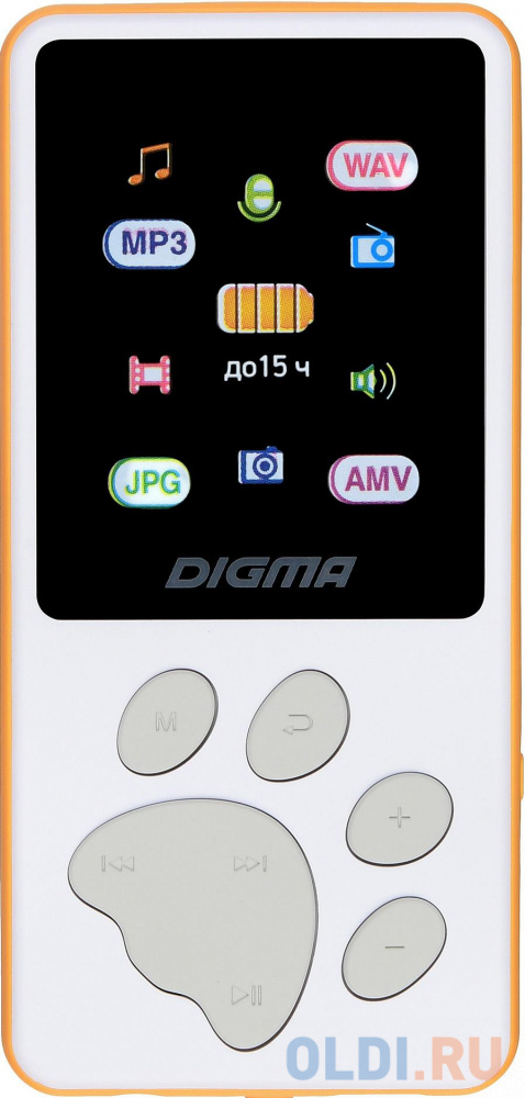  Hi-Fi Flash Digma S4 8Gb //1.8 /FM/microSDHC
