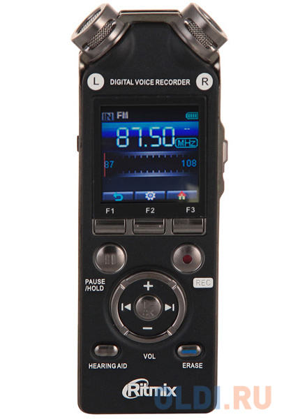 

Цифровой диктофон Ritmix RR-989 4Гб черный