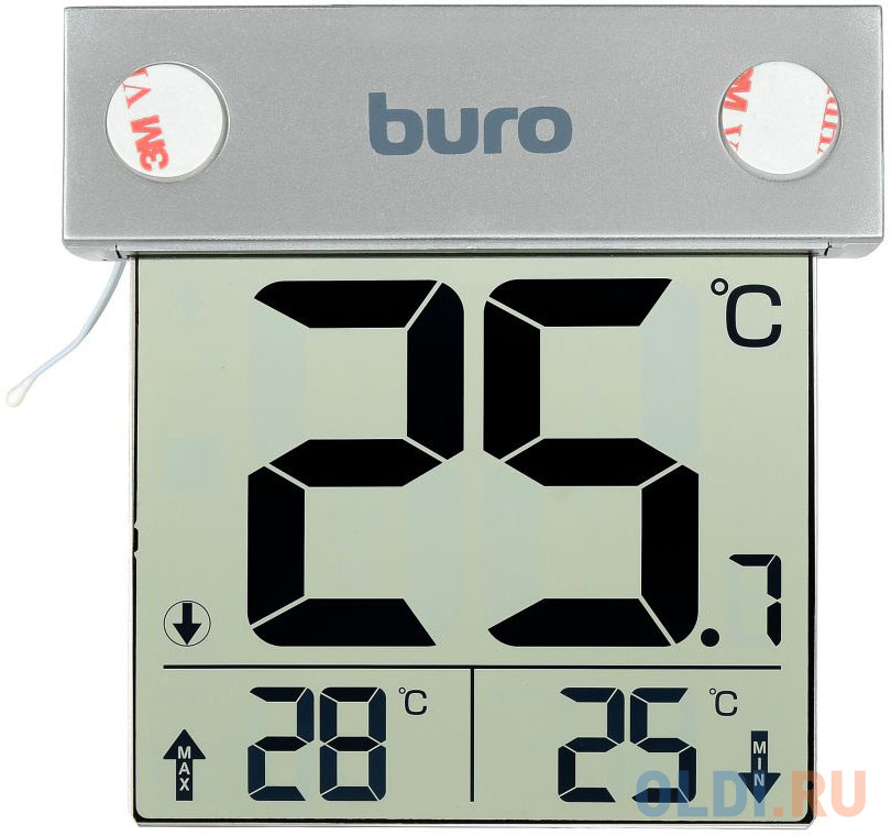 Термометр Buro P-6041 серебристый от OLDI