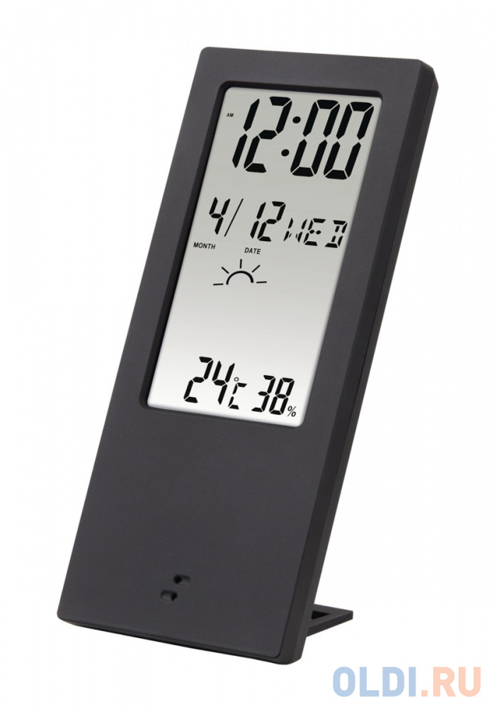 Термометр Hama TH-140 черный бесконтактный цифровой пирометр термометр квт kt 650a proline 79137 точечный указатель вес 0 1 кг