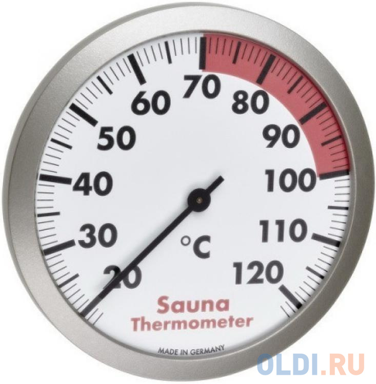 Аналоговый термометр для сауны TFA 40.1053.50, размер 153 x 47 мм