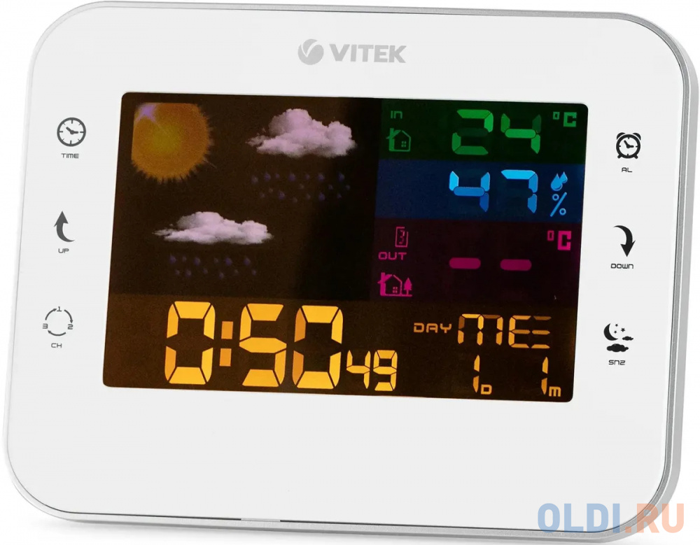 Погодная станция Vitek VT-6412, черный - VT-6412