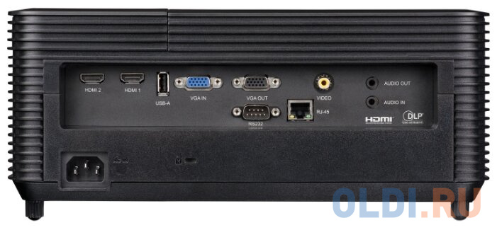 Проектор INFOCUS IN2134 DLP, 4500 ANSI Lm, XGA(1024х768), 28500:1, 1.48-1.93:1, 3.5mm in, Composite video, VGAin, HDMI 1.4aх3 (поддержка 3D), USB-A (д фото