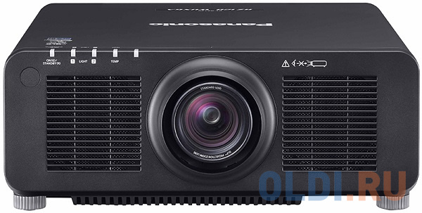

Лазерный проектор Panasonic PT-RZ120LBE (без линзы) 12 000 ANSI Lm (12600 center lm), WUXGA(1920x1200), 10 000:1; HDMI IN, DVI-D IN,SDI IN x2; RS232; RJ45 - DIGITAL LINK; 25,2 кг. черный