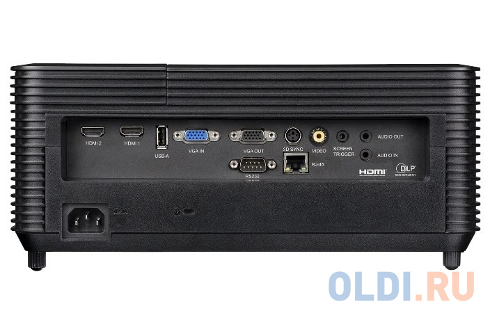Проектор INFOCUS IN138HDST DLP, 4000 ANSI Lm,Full HD(1920x1080), 28500:1, 0.499:1, 3.5mm in, Composite video, VGA,HDMI 1.4ax3 (поддержка 3D), USB-A (SimpleShare и др.),12V trigger,лампа 15000ч.(ECO mode),3.5mm out,Monitor out(VGA),RS232,RJ45,21дБ, 3.2кг - фото 2