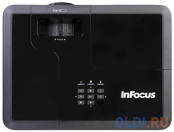 Проектор INFOCUS IN138HDST DLP, 4000 ANSI Lm,Full HD(1920x1080), 28500:1, 0.499:1, 3.5mm in, Composite video, VGA,HDMI 1.4ax3 (поддержка 3D), USB-A (SimpleShare и др.),12V trigger,лампа 15000ч.(ECO mode),3.5mm out,Monitor out(VGA),RS232,RJ45,21дБ, 3.2кг - фото 3