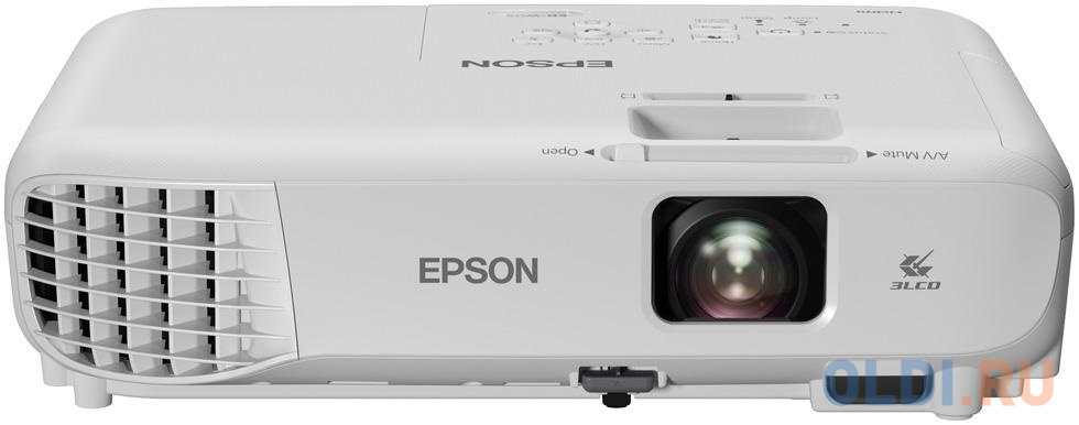 Проектор Epson EB-W05 1280x800 3300 люмен 15000:1 белый V11H840040 - фото 2