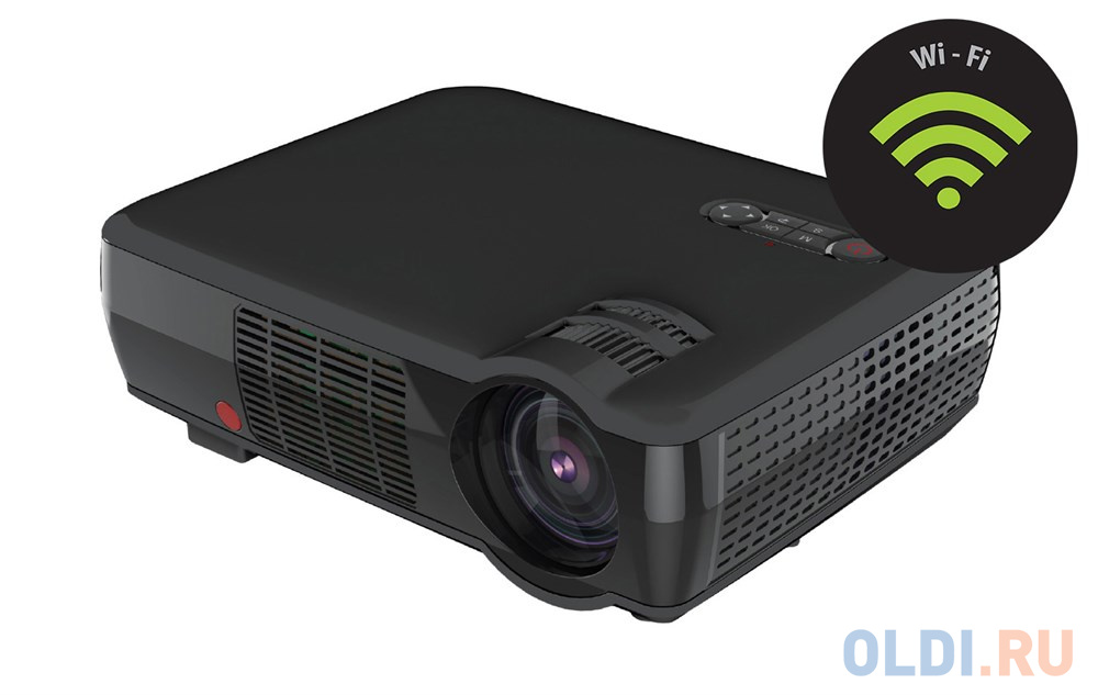 Проектор Cactus CS-PRM.06B.WVGA-W 1280x800 2000 lm 1000:1 черный фото