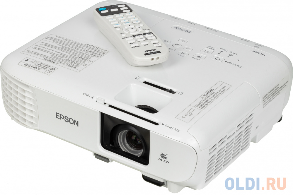  Epson EB-FH06 LCD 3500Lm (1920x1080) 16000:1  :6000 1xUSB typeA 1xUSB typeB 2xHDMI 2.7