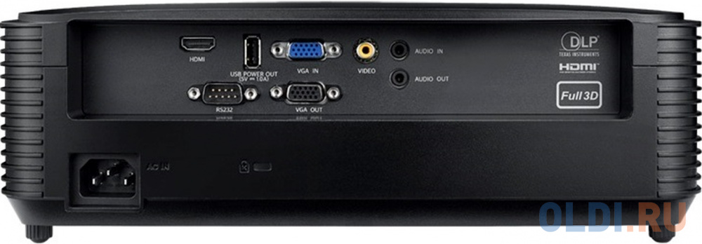Optoma H185X Home Entertainment /Cinema (DLP,WXGA 1280x800, 3700Lm, 28000:1, HDMI, VGA, Composite video, Audio-in 3.5mm, VGA-OUT, Audio-Out 3.5mm, 1x1 фото