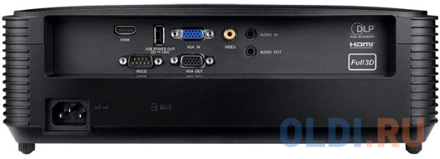 Optoma S400LVe (DLP, SVGA 800x600, 4000Lm, 25000:1, HDMI, VGA, Composite video, Audio-in 3.5mm, VGA-OUT, Audio-Out 3.5mm, 1x10W speaker, 3D Ready, lam фото