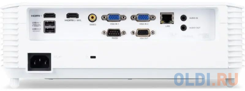 Проектор Acer S1386WH DLP 3600Lm (1280x800) 20000:1 ресурс лампы:5000часов 2xUSB typeA 2xHDMI 3.1кг MR.JQU11.001 - фото 6