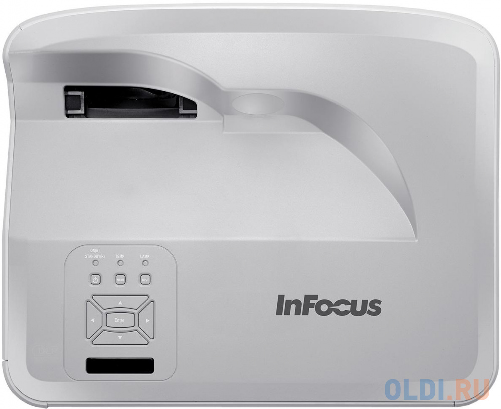 Лазерный проектор INFOCUS INL146UST DLP, 4000 ANSI Lm, WXGA (1280x800), 100 000:1, (0.27:1), USB(B), 2xHDMI 1.4, VGA x2, RJ45, RS232, Video composite, 1x3.5mm input, 2xRCA (R&W), 3.5mm mic, 28db(A), 10W, белый, 5,5кг - фото 6