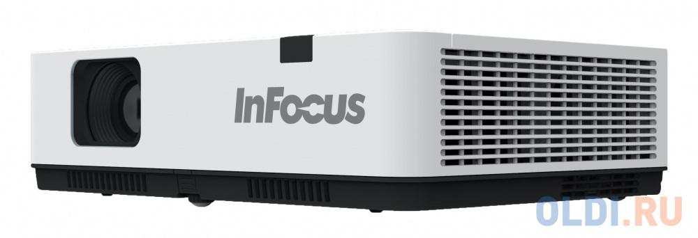 Проектор INFOCUS [IN1034] 3LCD, 4800 lm, XGA, 1.481.78:1, 50000:1, (Full 3D), 16W, 3.5mm in,Composite video,Component,VGA IN х2, HDMI IN, Audio in(RCA - фото 4