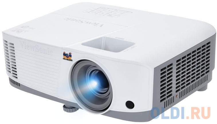 Проектор ViewSonic PA503XE white (DLP, 1024x768, 4000Lm, 1,96-2,15:1, 22000:1, 2xVGA, HDMI, Composite, USB-B, RS-232) (PA503XE) проектор benq mh733 1920х1080 4000 люмен 16000 1 белый 9h jgt77 13e