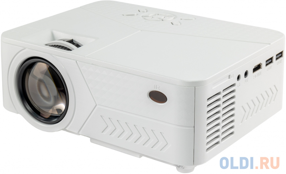 Проектор Hiper Cinema D1 WHITE LCD 3700Lm (1280x720) 2000:1 ресурс лампы:50000часов 2xUSB typeA 1xHDMI 1.01кг фото