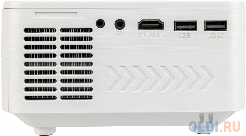 Проектор Hiper Cinema D1 WHITE LCD 3700Lm (1280x720) 2000:1 ресурс лампы:50000часов 2xUSB typeA 1xHDMI 1.01кг фото