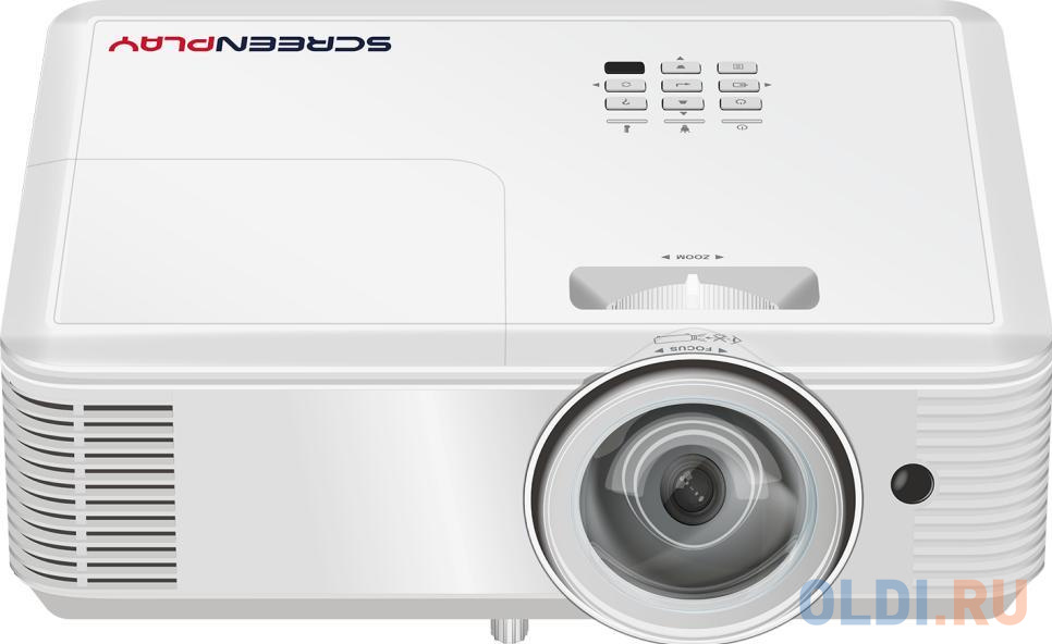 

Проектор ScreenPlay INFOCUS [SP2236ST] DLP, WXGA, 4300 lm, 30 000:1, 0.521:1, 2xHDMI 1.4, VGA in/out, Composite Video, 3.5mm in/out, USB-A, RS-232, RJ