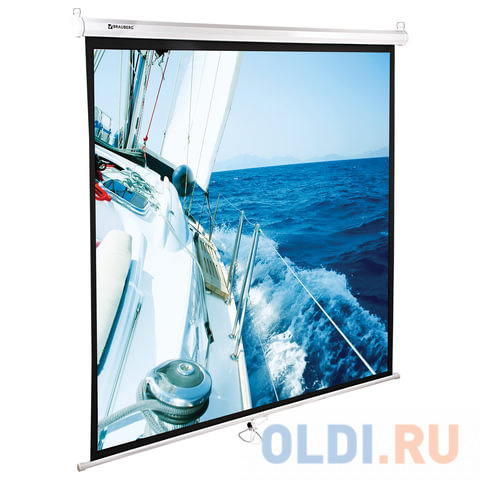 

Экран настенно-потолочный BRAUBERG WALL 200 x 200 см 236727