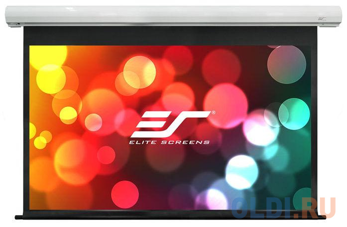 

Экран Elite Screens 149x266см Saker electric SK120XHW-E10 16:9 настенно-потолочный рулонный