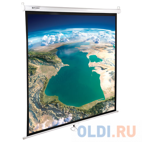 

Экран настенно-потолочный BRAUBERG WALL 180 x 180 см 236726