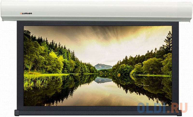 

[LMBC-100108] Экран с электроприводом Lumien Master Business Control 214х343 см (159") Matte White чёрн. кайма по периметру, цвет корпуса белый 16:10. В комплекте триггер., RS232, IR, RF управл.