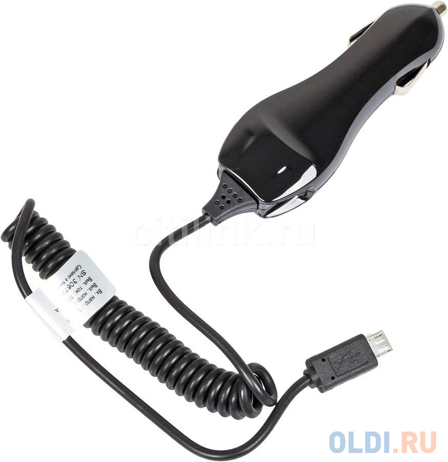 Автомобильное зарядное устройство Deppa micro USB для цифровых устройств, 1A черный (22105) автомобильное зарядное устройство deppa 2 usb 2 1а дата кабель micro usb черный 11206