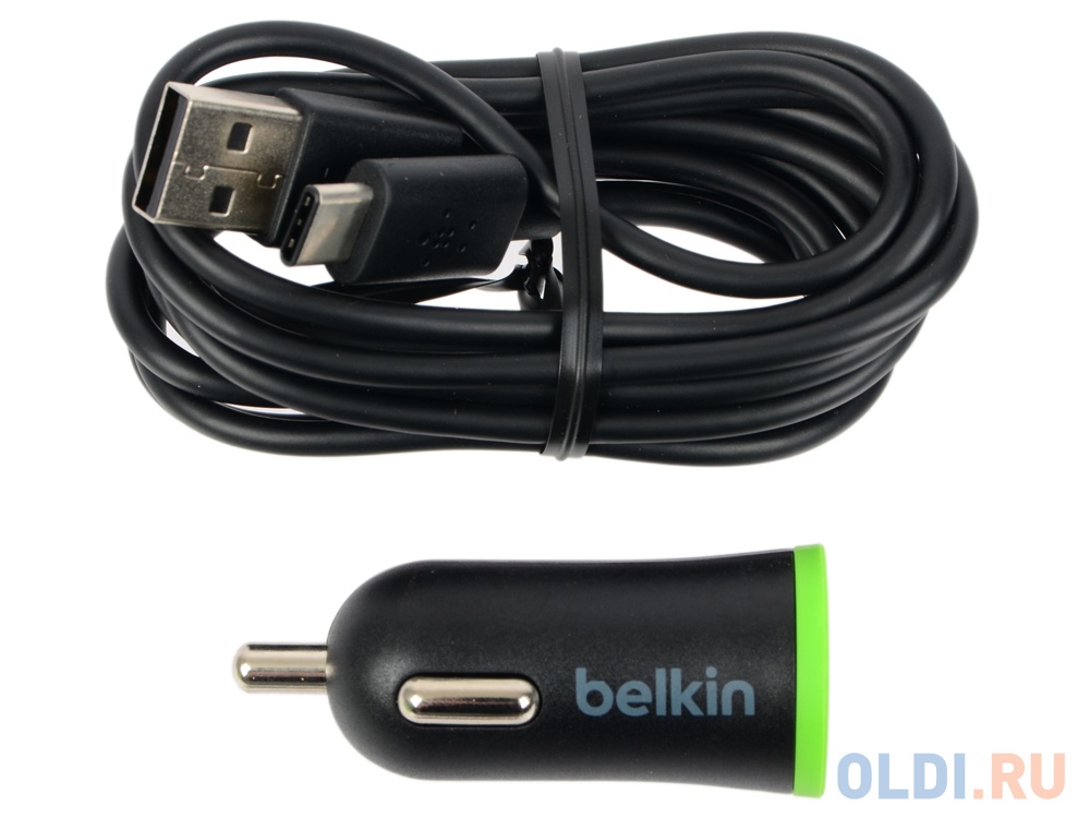 Автомобильное зарядное устройство Belkin F7U002bt06-BLK 2.1A черный