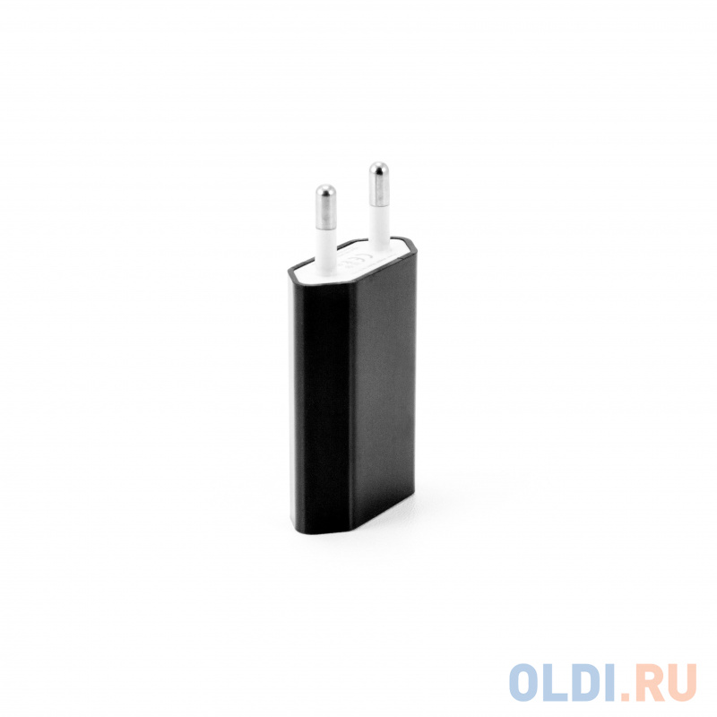 

Зарядное устроиство USB от сети питания 220В Gmini GM-WC-190-1USB с 1 USB портом, 1 Ампер, чёрный