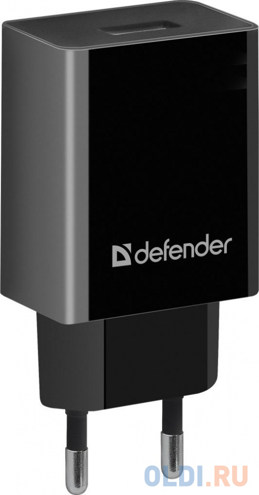 Сетевой адаптер Defender EPA-10 черный, 1xUSB, 5V/2.1А, пакет