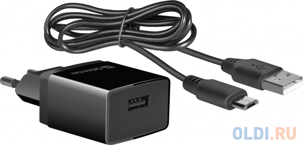 Сетевой адаптер Defender UPC-11 1xUSB,5V/2.1А,кабель micro-USB фото