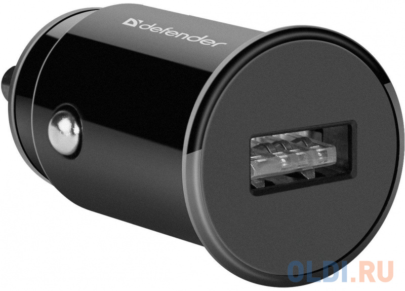 

Автомобильный адаптер Defender UCA-12 черный, 1xUSB, 5V/1А