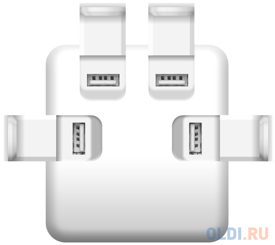 

Сетевое зарядное устройство iconBIT FTB4U6A серебристый FT-0016C