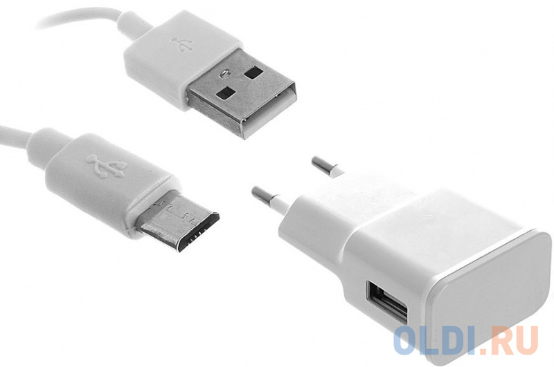 

Сетевое зарядное устройство Continent ZN20-191WT 2А microUSB белый