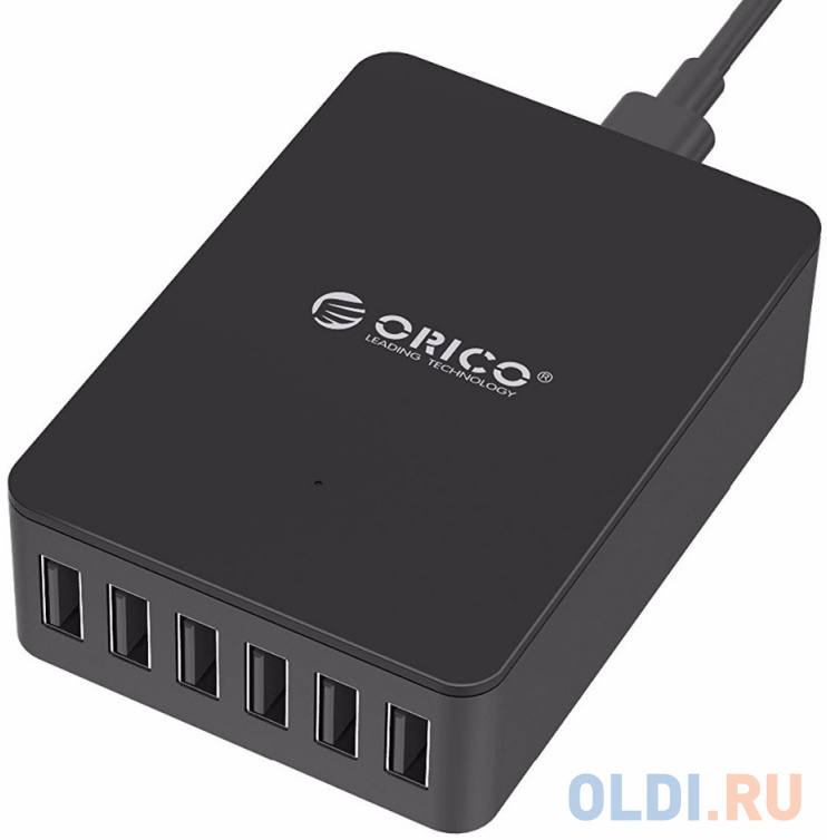 

Сетевое зарядное устройство Orico CSE-6U-BK 8А черный
