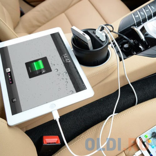

Автомобильное зарядное устройство Orico UCH-C2-BK 2.4А 3 x USB черный