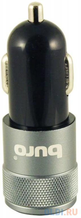 Автомобильное зарядное устройство BURO TJ-189 2.1/1А 2 х USB черный - фото 4