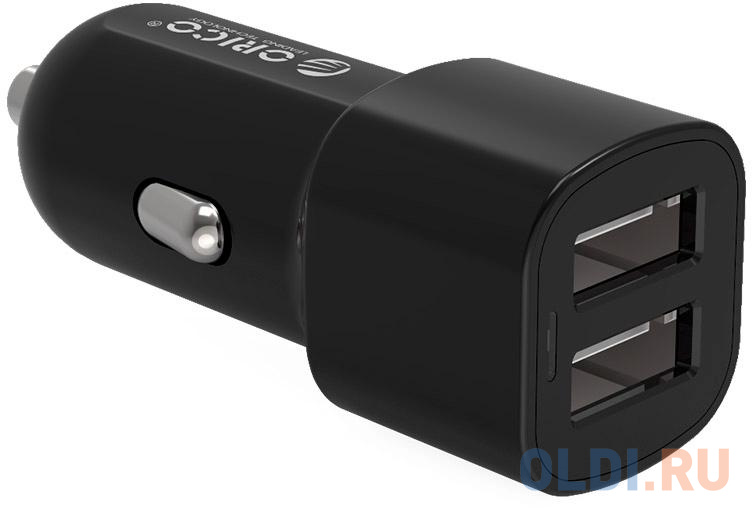 

Автомобильное зарядное устройство Orico UCL-2U-BK 1/2.4 А 2 х USB черный