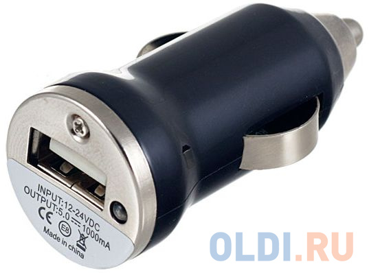 

Автомобильное зарядное устройство Perfeo I4608 USB 1A черный