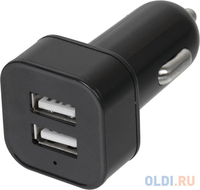 Автомобильное зарядное устройство Wiiix UCC-2-15B-RU 2.4А 2 х USB черный