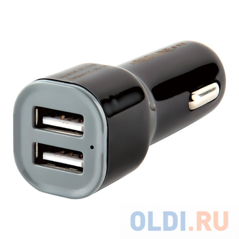 

Автомобильное зарядное устройство Red Line AC-1A 1A 2 х USB черный 453440