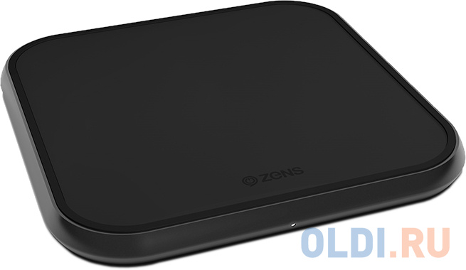 

Беспроводное зарядное устройство ZENS Aluminium Single Wireless Charger. Цвет черный