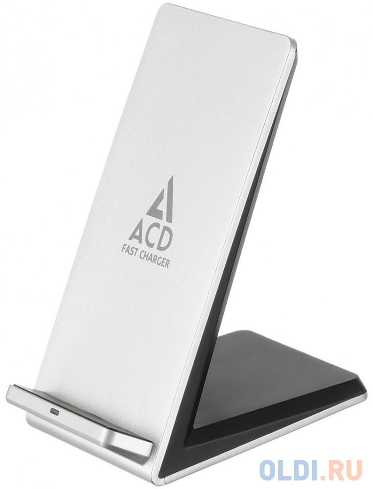 Беспроводное зарядное устройство ACD ACD-W102S-F1S 2А серебристый