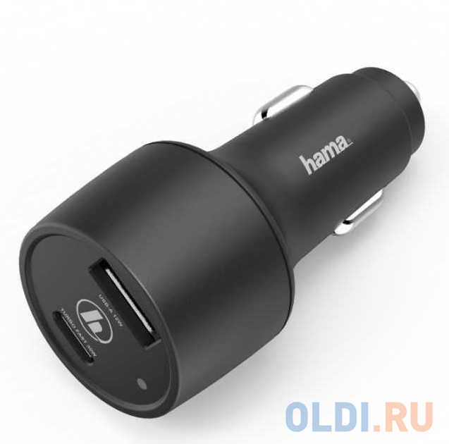 

Автомобильное зарядное устройство HAMA H-183323 3 А черный