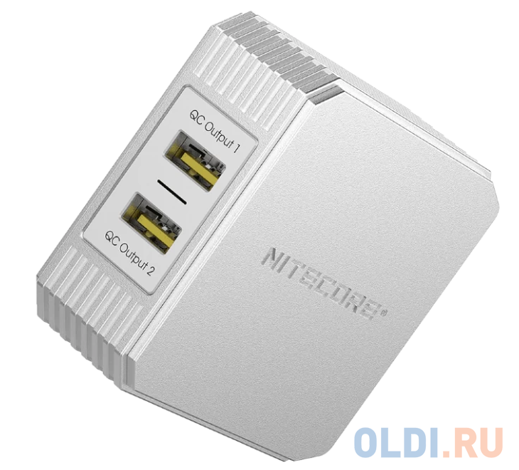 Сетевое зарядное устройство Nitecore UA42Q 2.1A 2 х USB белый 18391 - фото 2