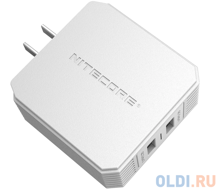 Сетевое зарядное устройство Nitecore UA42Q 2.1A 2 х USB белый 18391 - фото 3