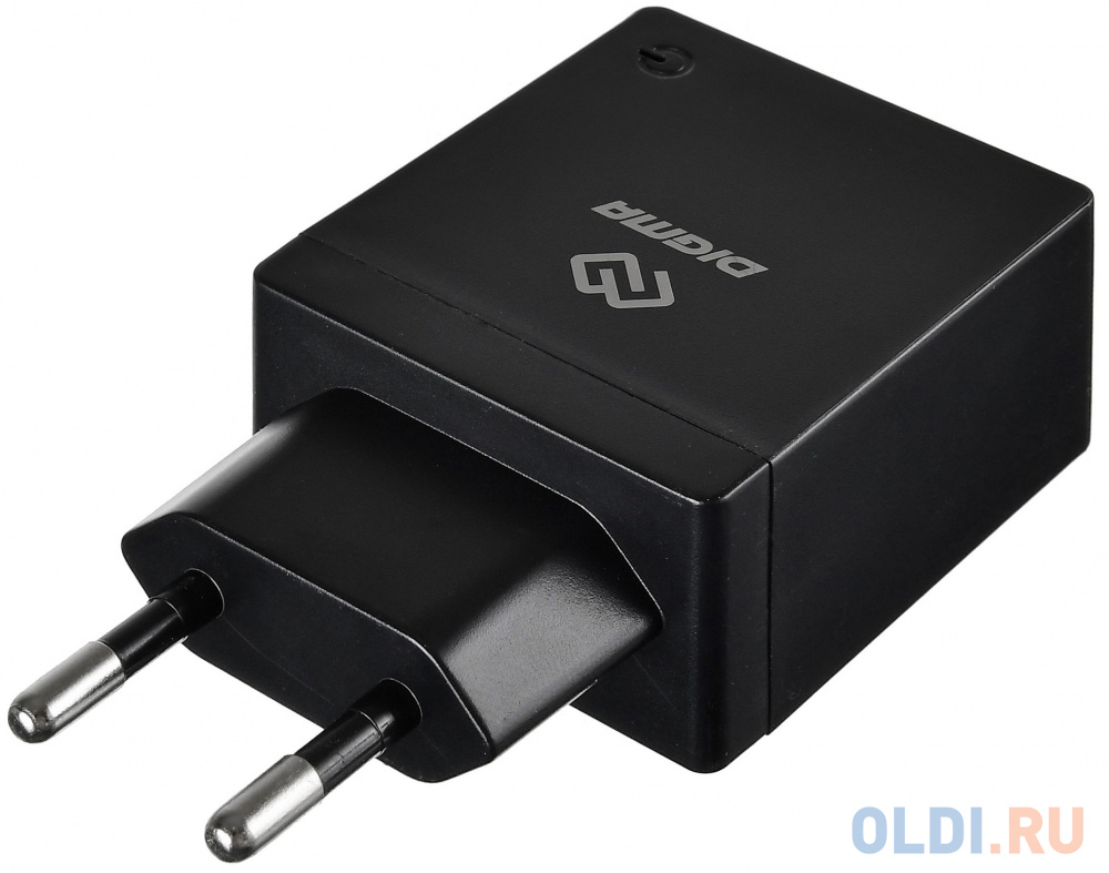 Сетевое зарядное устройство Digma DGWC-1U-2.1A-BK 2.1A черный фото