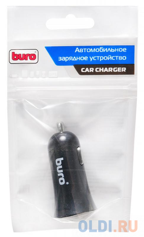 Автомобильное зарядное устройство Buro XCJ-041-2.1A 2.1А черный - фото 2