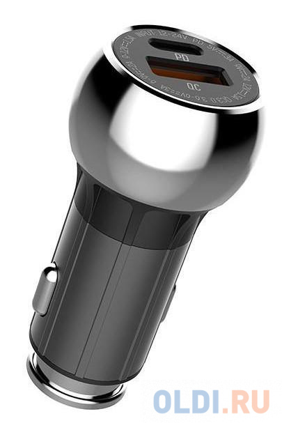 

Автомобильное зарядное устройство LDNIO C1 3 А USB-C черный LD_B4404
