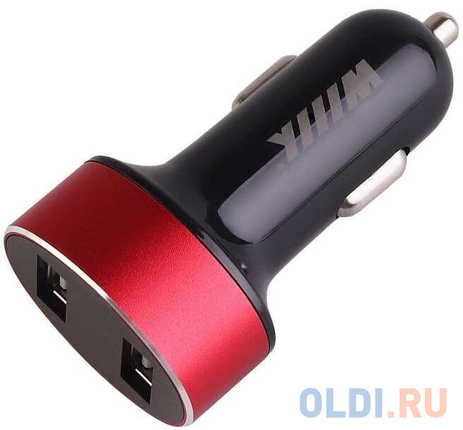 

Автомобильное зарядное устройство Wiiix UCC-2-25-VM-B 2.1A 2 х USB черный